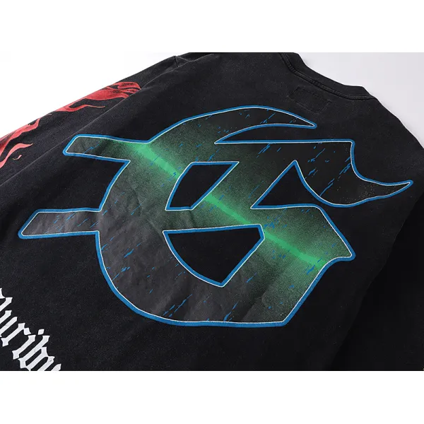 Godspeed Life's A Gamble Long Sleeve T-Shirt #1099 Black Wash