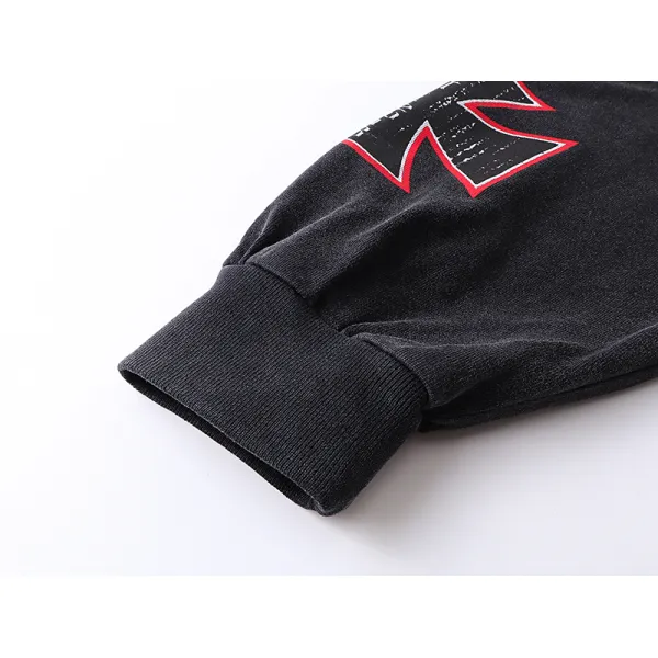 Godspeed Long Lonely Road L/S Thermal Tee #1100 Black Wash