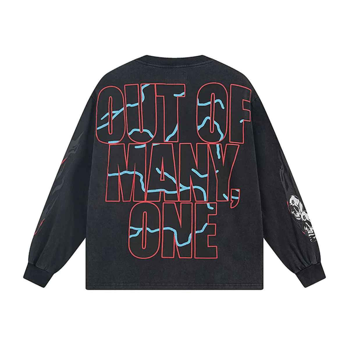 Godspeed Pit Stop L/S Thermal T-shirt #1101 Black/Blue Wash