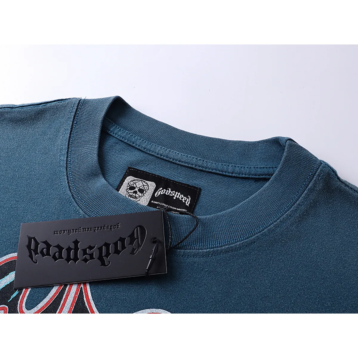 Godspeed Pit Stop L/S Thermal T-shirt #1101 Black/Blue Wash