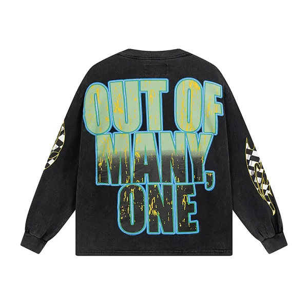 Godspeed Sunset Drift Long Sleeve T-shirt #1105 Black Wash