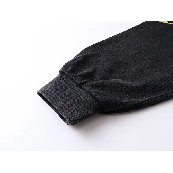 Godspeed Sunset Drift Long Sleeve T-shirt #1105 Black Wash