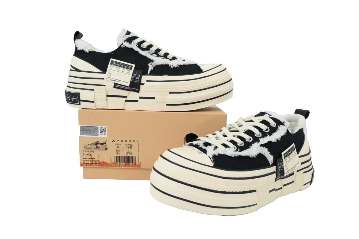 xVESSEL New Thick Soled Black