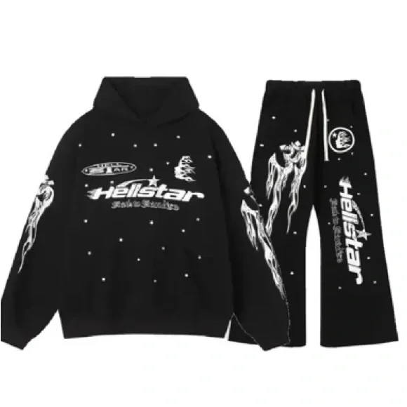 OBO Hellstar Studios Records Tracksuit Black 