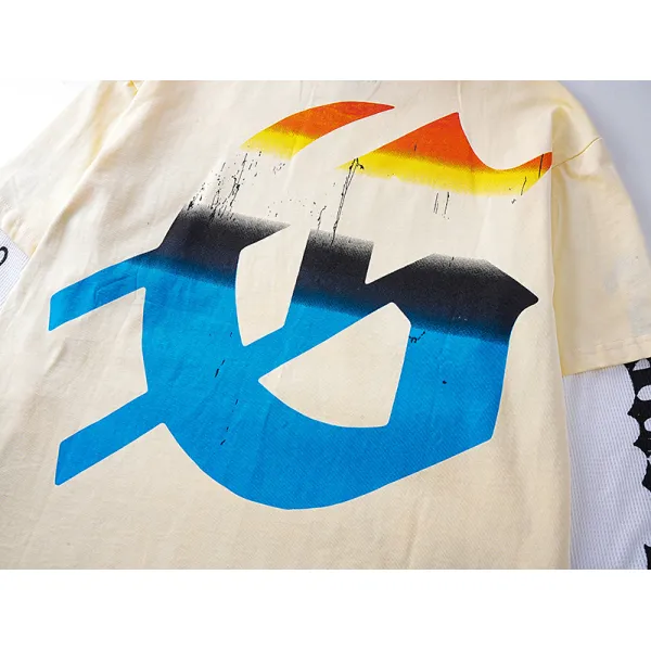 Godspeed Artificial Love Layered Long Sleeve T-shirt Bone #3155