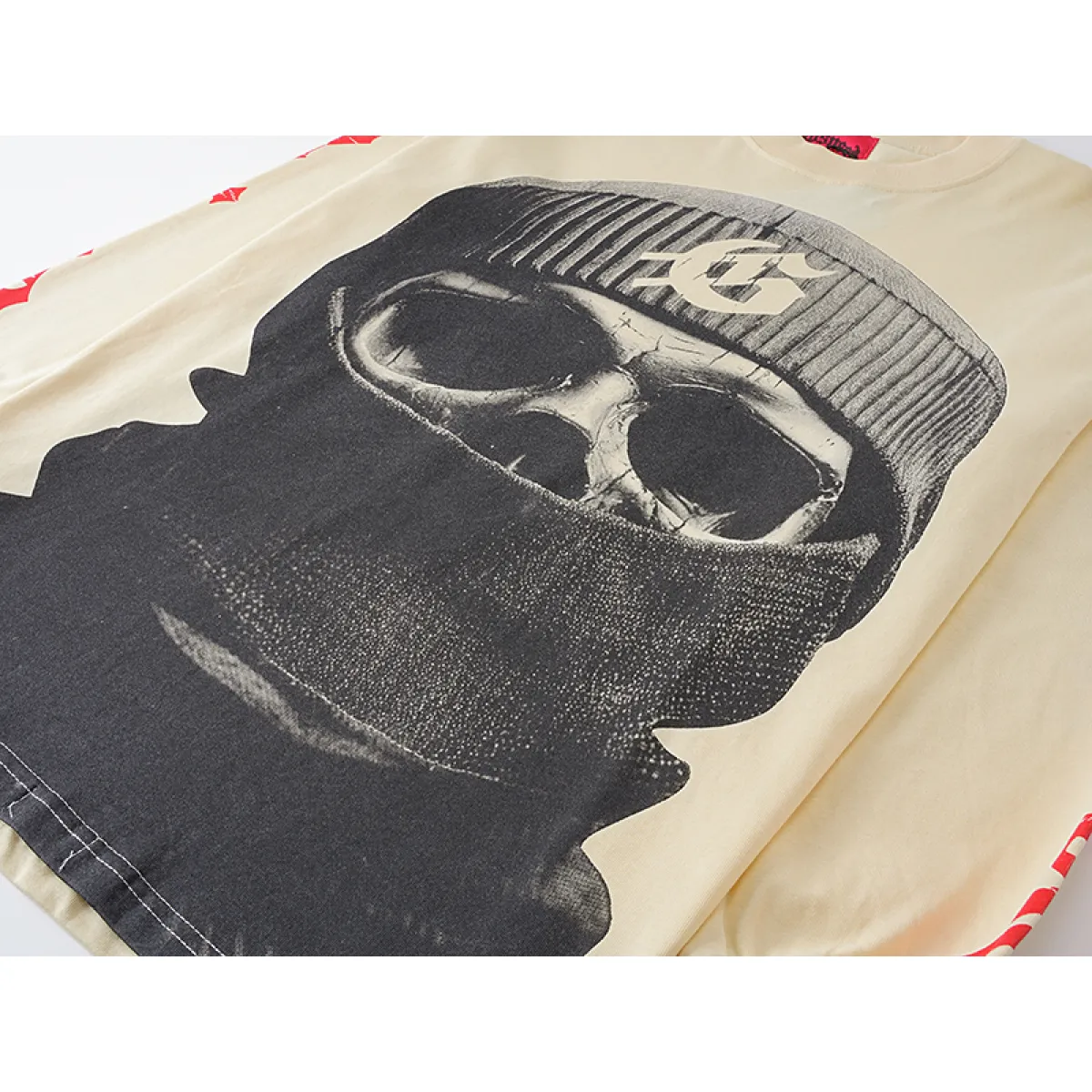 Godspeed Balaclava Long Sleeve T-shirt #3097 Apricot