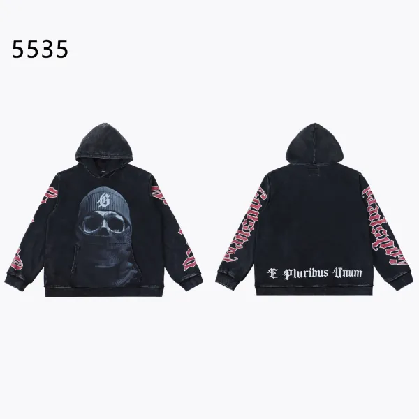 Godspeed Balaclava Szn Hoodie #5535 Washed Black