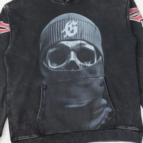 Godspeed Balaclava Szn Hoodie #5535 Washed Black