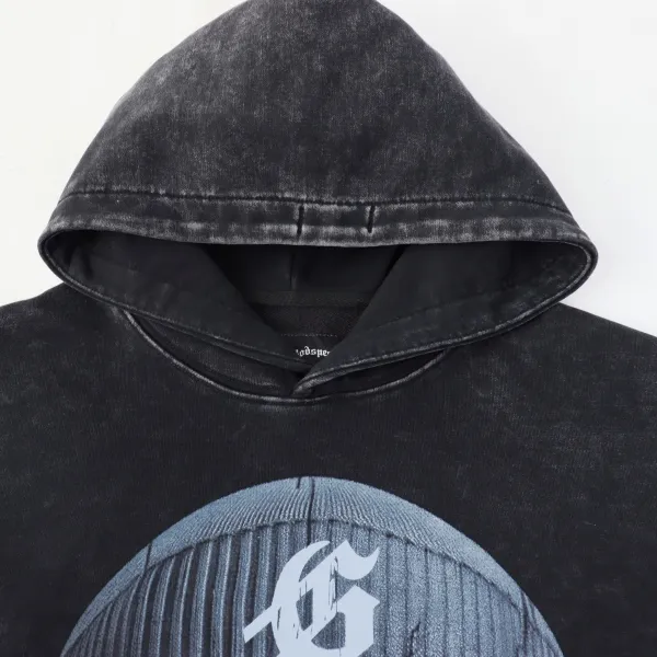 Godspeed Balaclava Szn Hoodie #5535 Washed Black