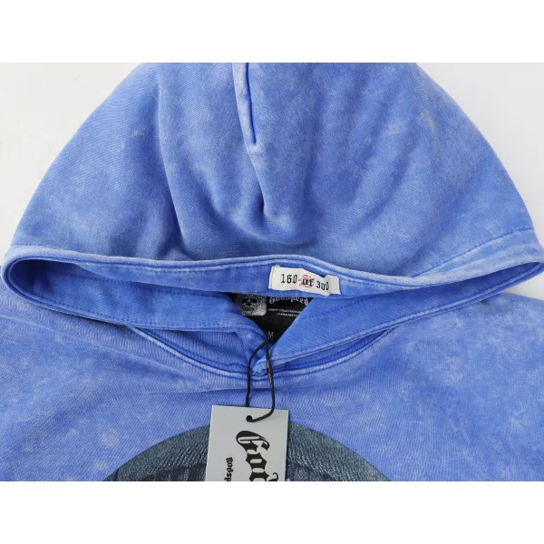 Godspeed Balaclava Szn Hoodie #5535 Washed Blue