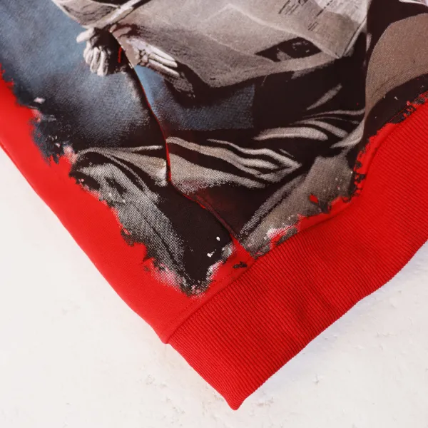 Godspeed Black Monday Hoodie #5537 Washed Black/Red