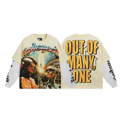 Godspeed Chosen One Layered Long Sleeve T-shirt Bone #3153 01