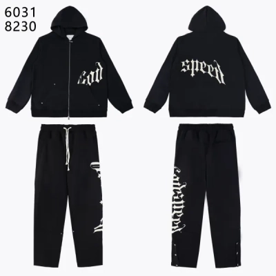 Godspeed OG Logo Sweatsuit G6031-8230 Black White 01