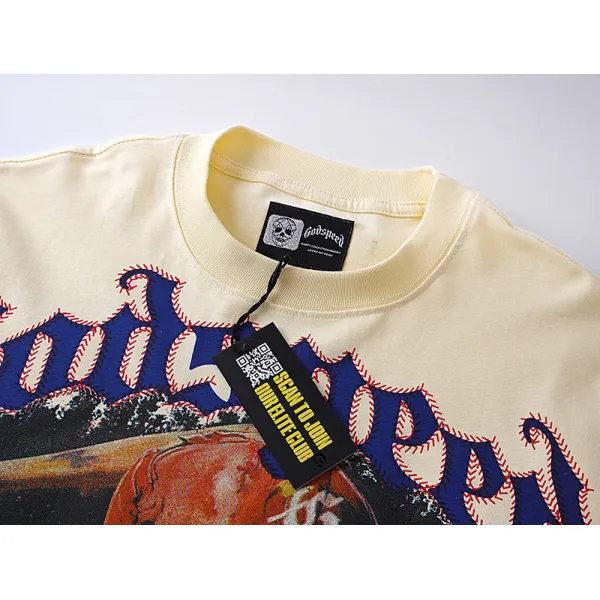 Godspeed Rock Baseball Skeleton Long Sleeve T-shirt Bone #3159