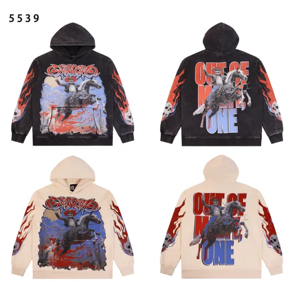 Godspeed Thoroughbred Hoodie #5539 Washed Black/Apricot