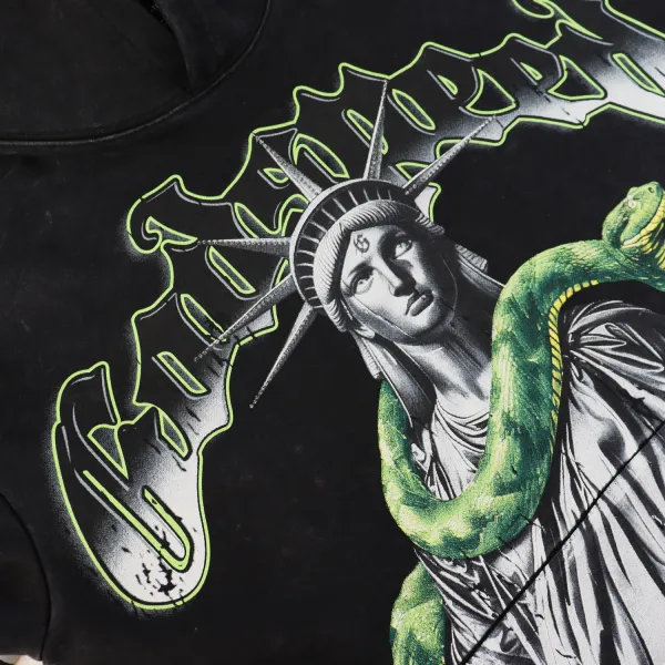 Godspeed Top 5 Slizzy VVS Hoodie #5538 Washed Black/Apricot