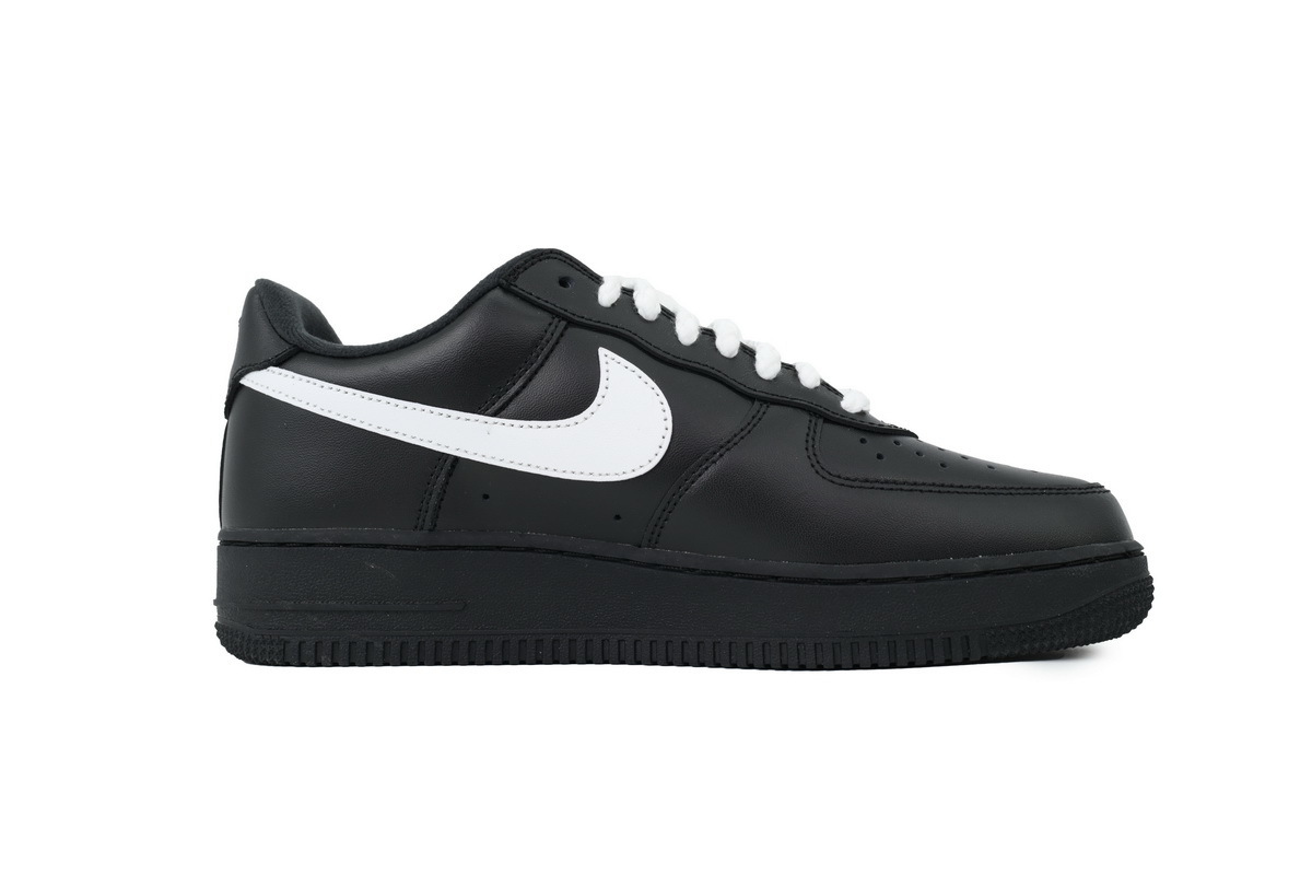 Nike Supreme x Air Force 1 Low Black Warrior Black And White CU9225-001