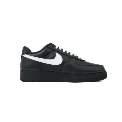 Nike Supreme x Air Force 1 Low Black Warrior Black And White CU9225-001 02