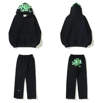 Syna World Hoodies & Pants Tracksuit Black /Dark Grey /Light Gray /Blue /Green /Red Set YZ 241203 02