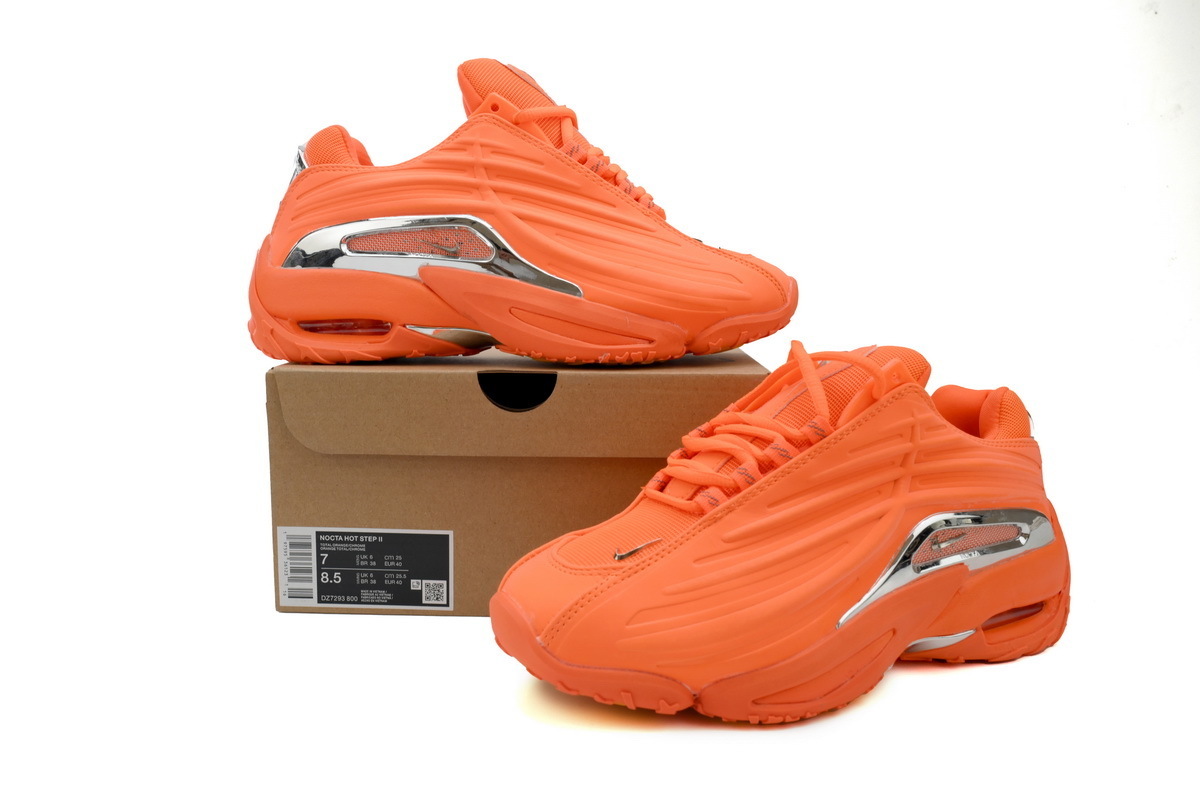 Nike Hot Step 2 Drake NOCTA Total Orange  DZ7293-800