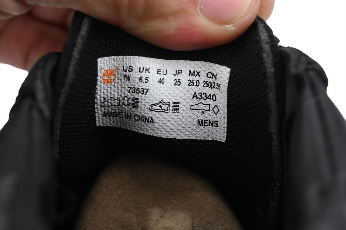 Timberland 6" Low Work Chukka Boots Black 73537001