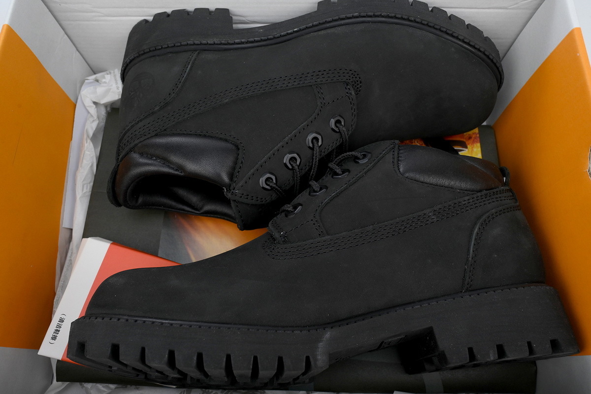Timberland 6" Low Work Chukka Boots Black 73537001