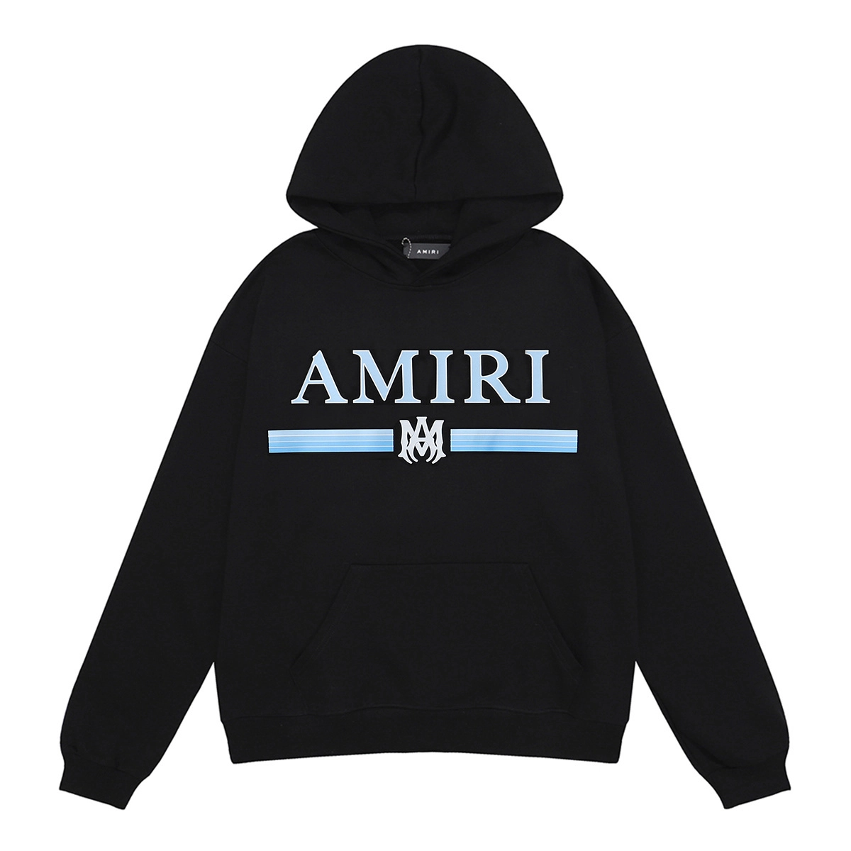 AMIRI Bar Hoodie #9239 Black/White