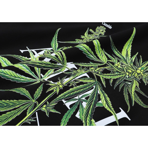 AMIRI Botanical Print Hoodie #9216 Black/White