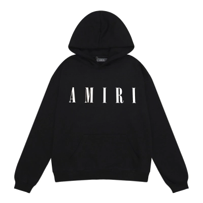 AMIRI Core Logo Hoodie #9201 Black/White 02