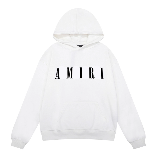 AMIRI Core Logo Hoodie #9201 Black/White