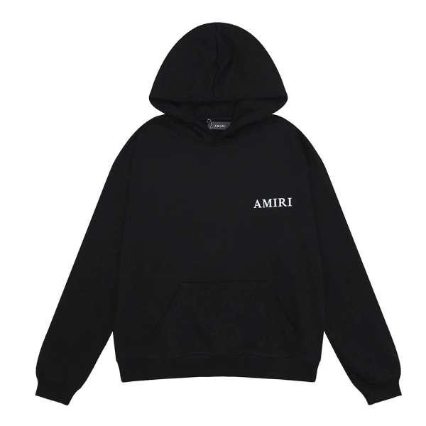 AMIRI Palm Tree Dubai Hoodie #9215 Black/White
