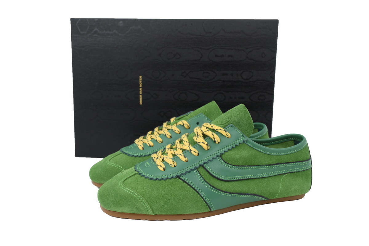 DRIES VAN NOTEN Flipped White Green