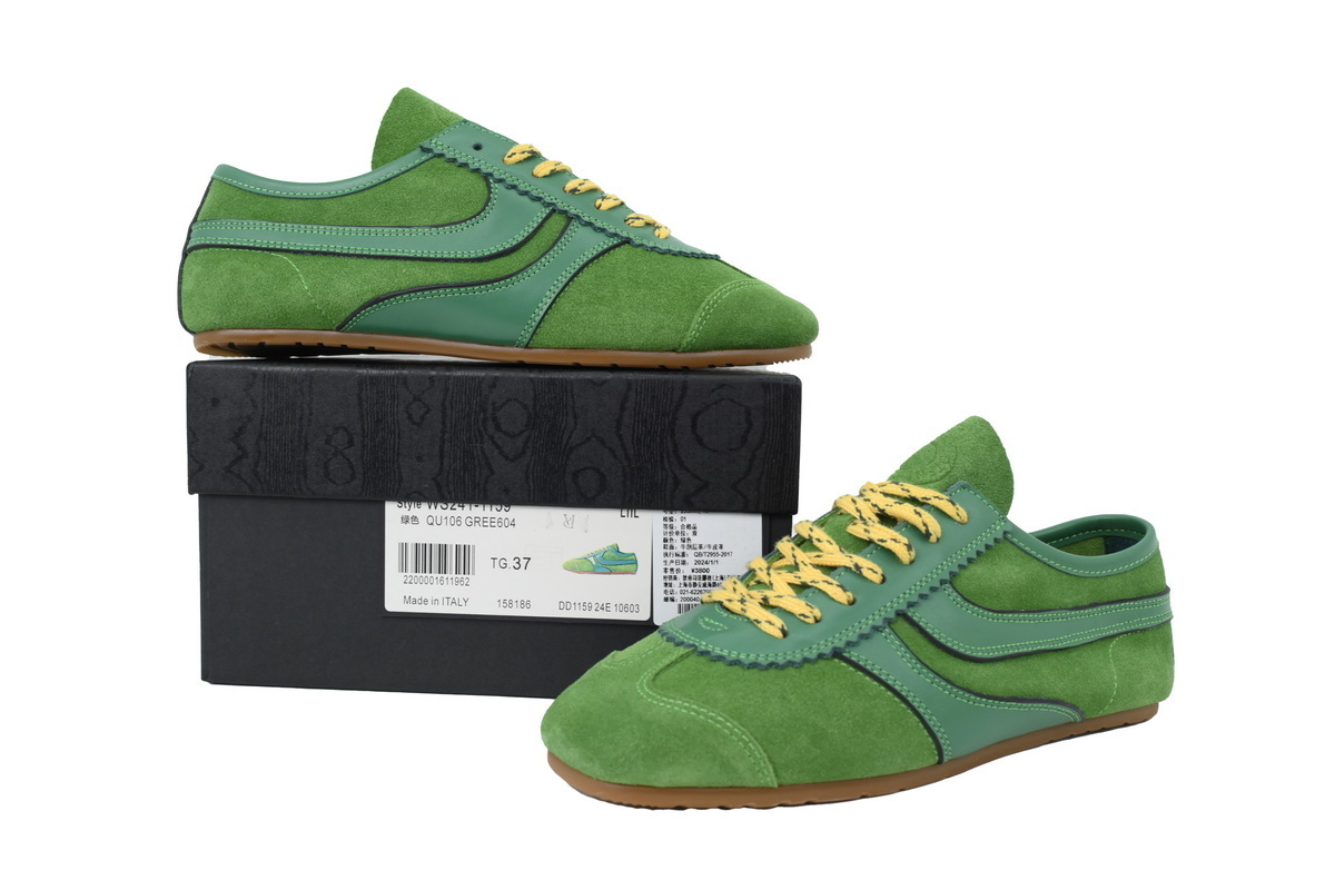 DRIES VAN NOTEN Flipped White Green