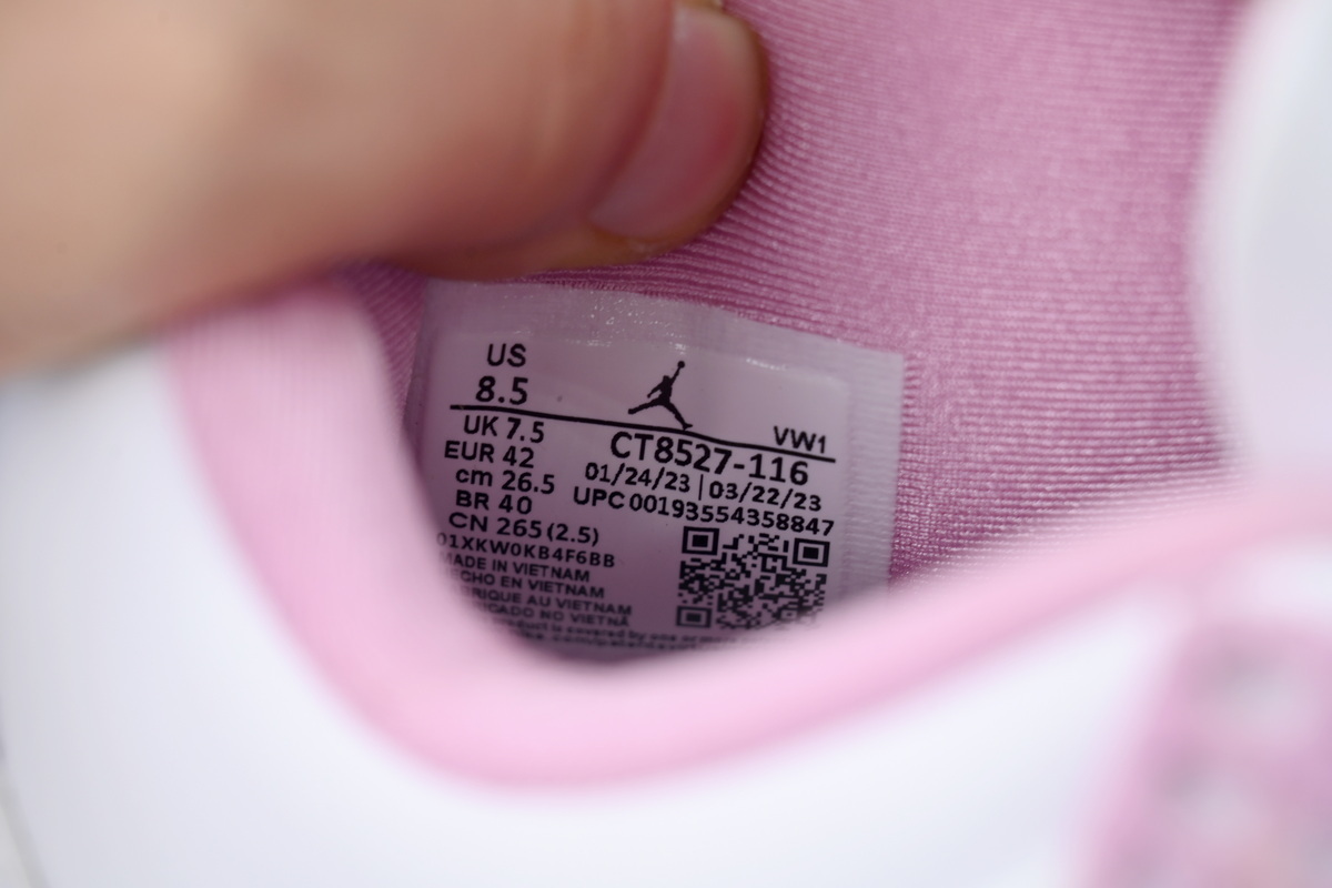 Top Version  Air Jordan 4 White Pink CT8527-116