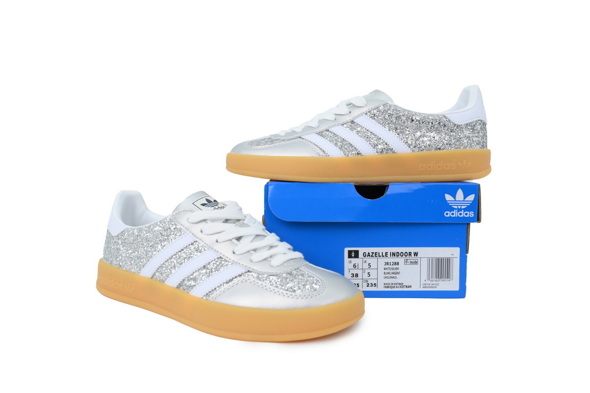 Adidas Samba Silvery White JR288