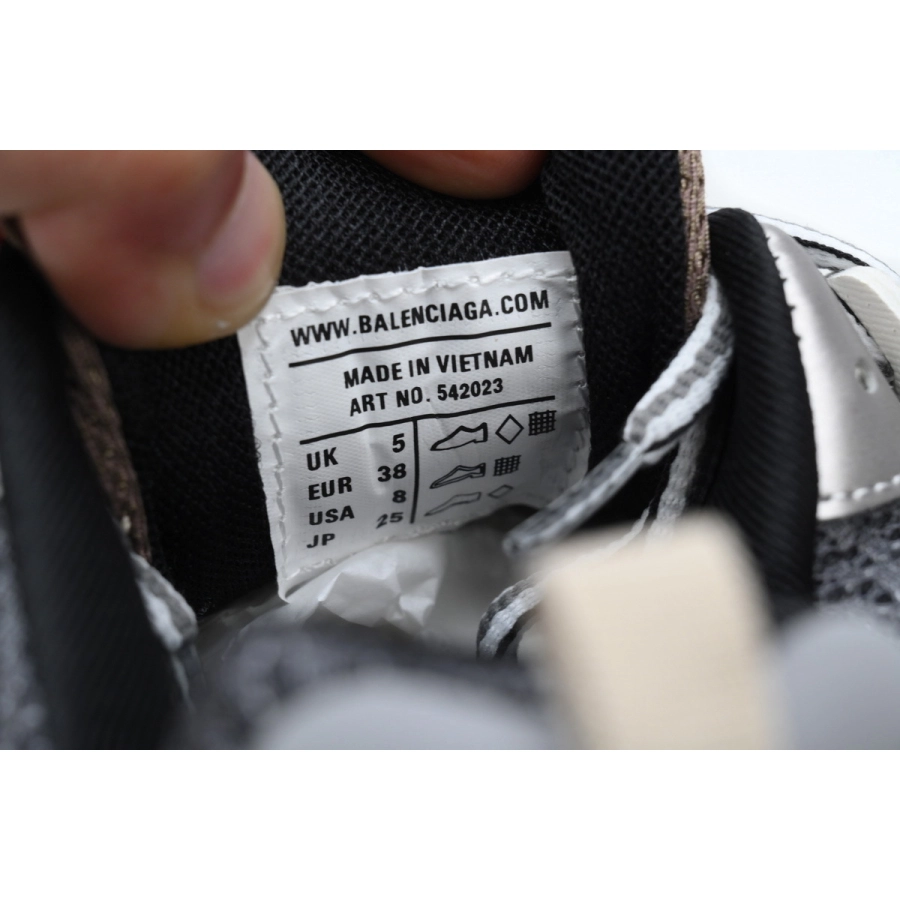 Balenciaga Track Sneaker Grey White Black (With LED)