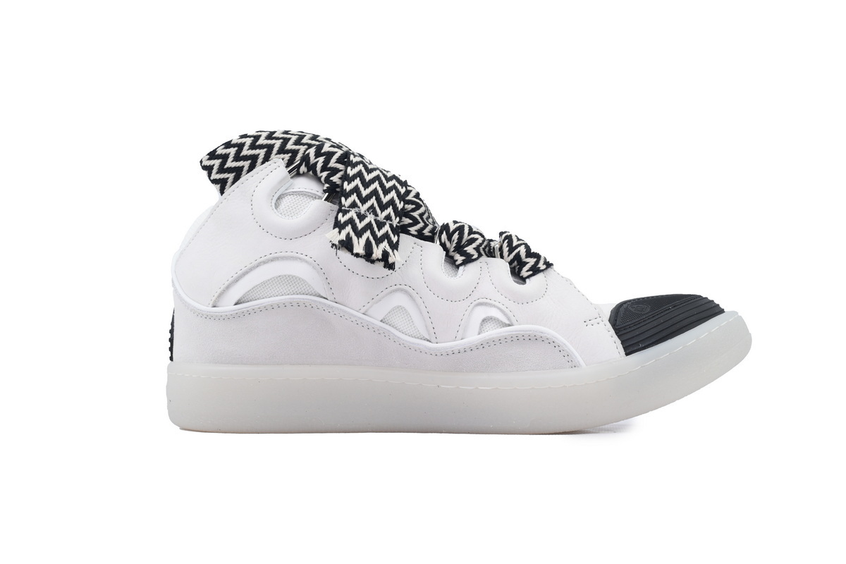 Lanvin Curb Sneakers Grey White Black