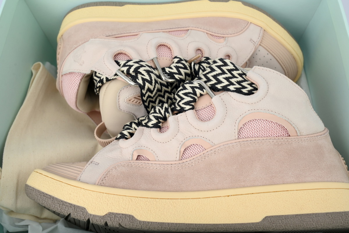 Lanvin Leather Curb Curb Pink FM-SKRK11-DRAG-A2051