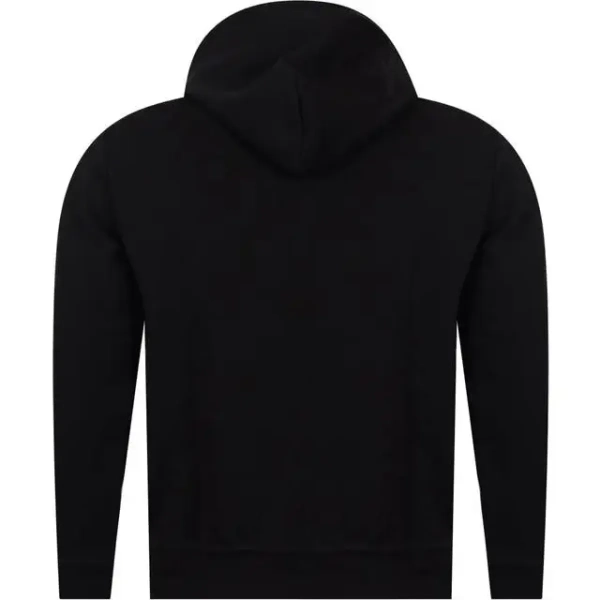 Polo Ralph Lauren Men's Double Knit Full-Zip Hoodie Sweatshirt Black + Balenciaga Fleece Sweatpants