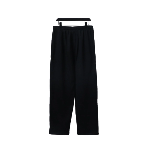 Polo Ralph Lauren Men's Double Knit Full-Zip Hoodie Sweatshirt Black + Balenciaga Fleece Sweatpants