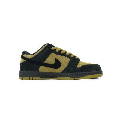Top Version Nike Supreme x Dunk Low SB Camper Green HQ8487-300 02