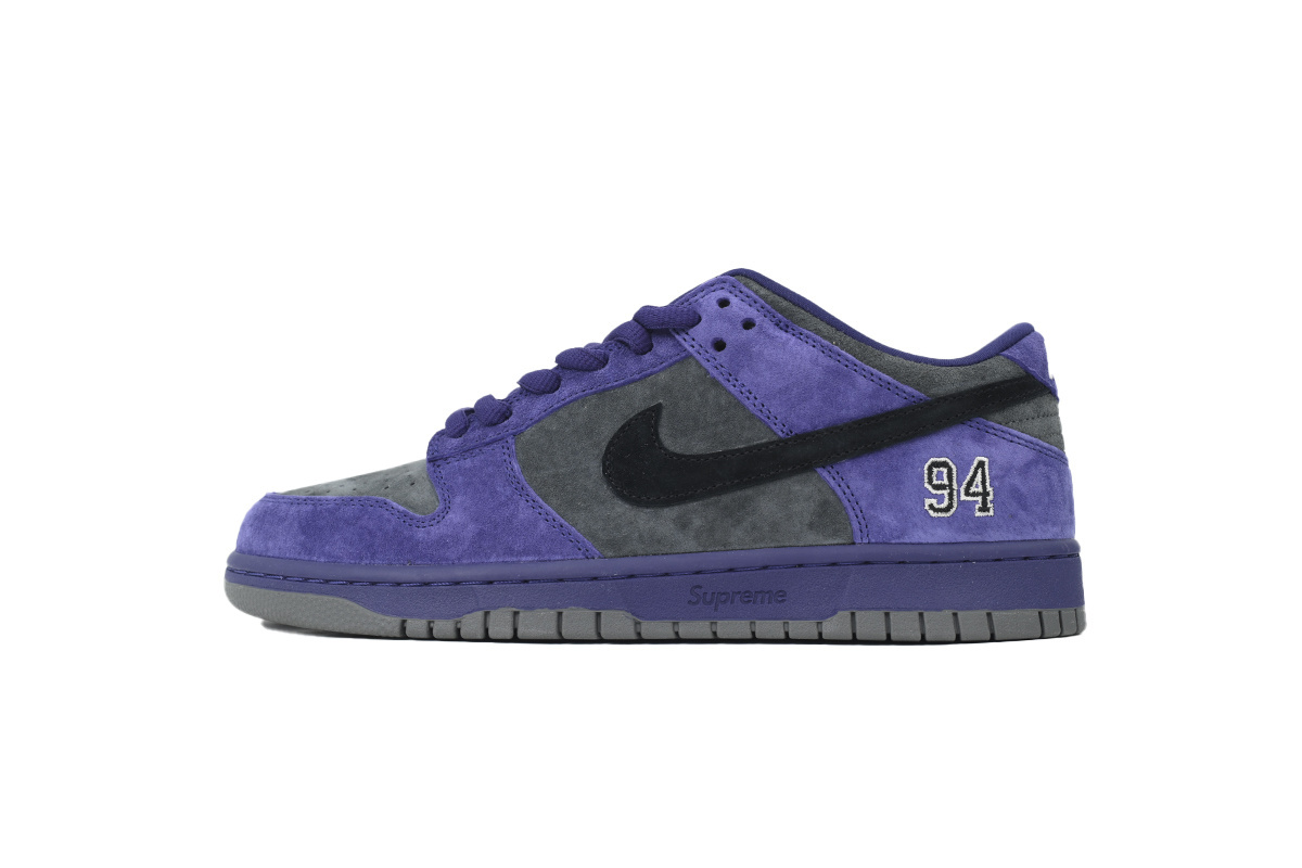 Top Version Nike Supreme x Dunk Low SB Ink HQ8487-500