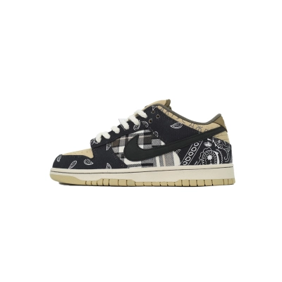 Top Version Travis Scott x Nike SB Dunk Low QS Cactus Jack - Special Box CT5053-001 01