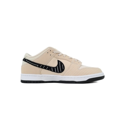 Top Version Albino & Preto × Nike SB Dunk Low Pro Pearl White FD2627-200 02