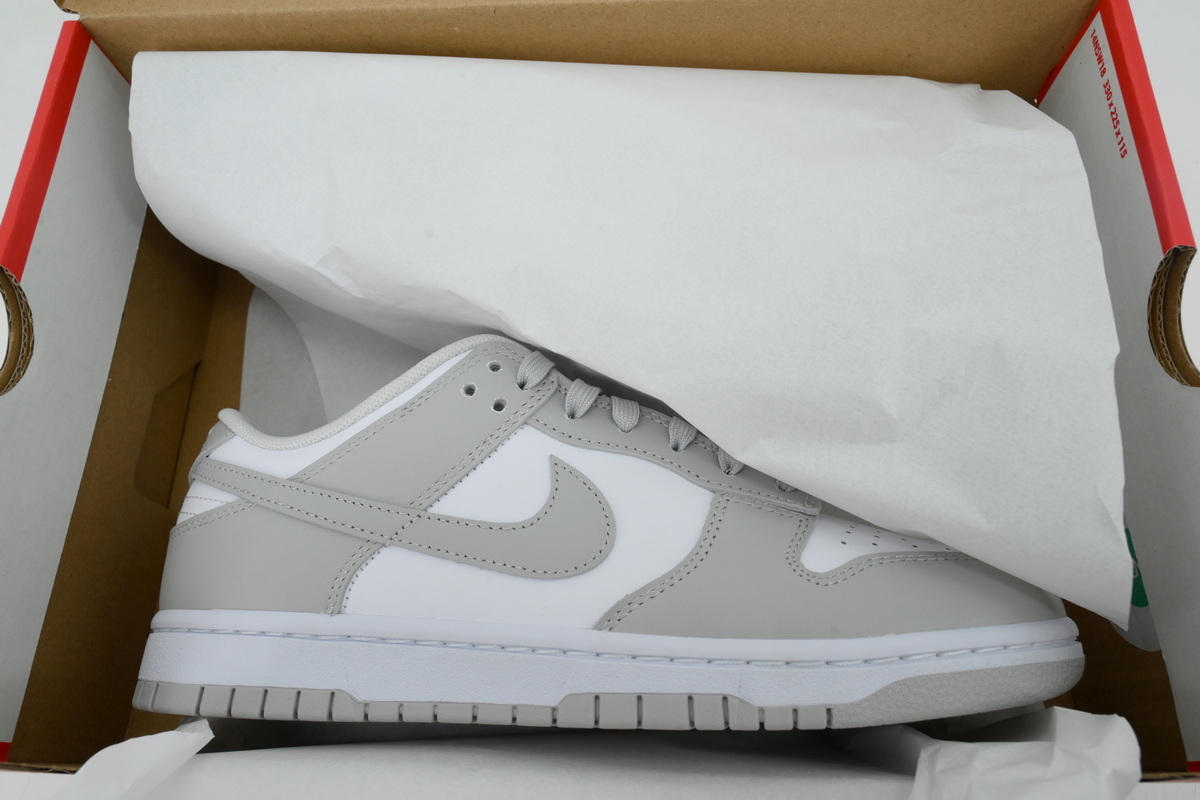Top Version Nike Dunk Low Grey Fog DD1391-103