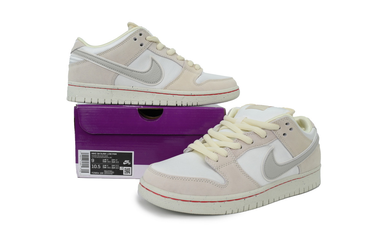Top Version Nike Dunk Low Premium SB City of Love Collection - Light Bone FZ5654-100