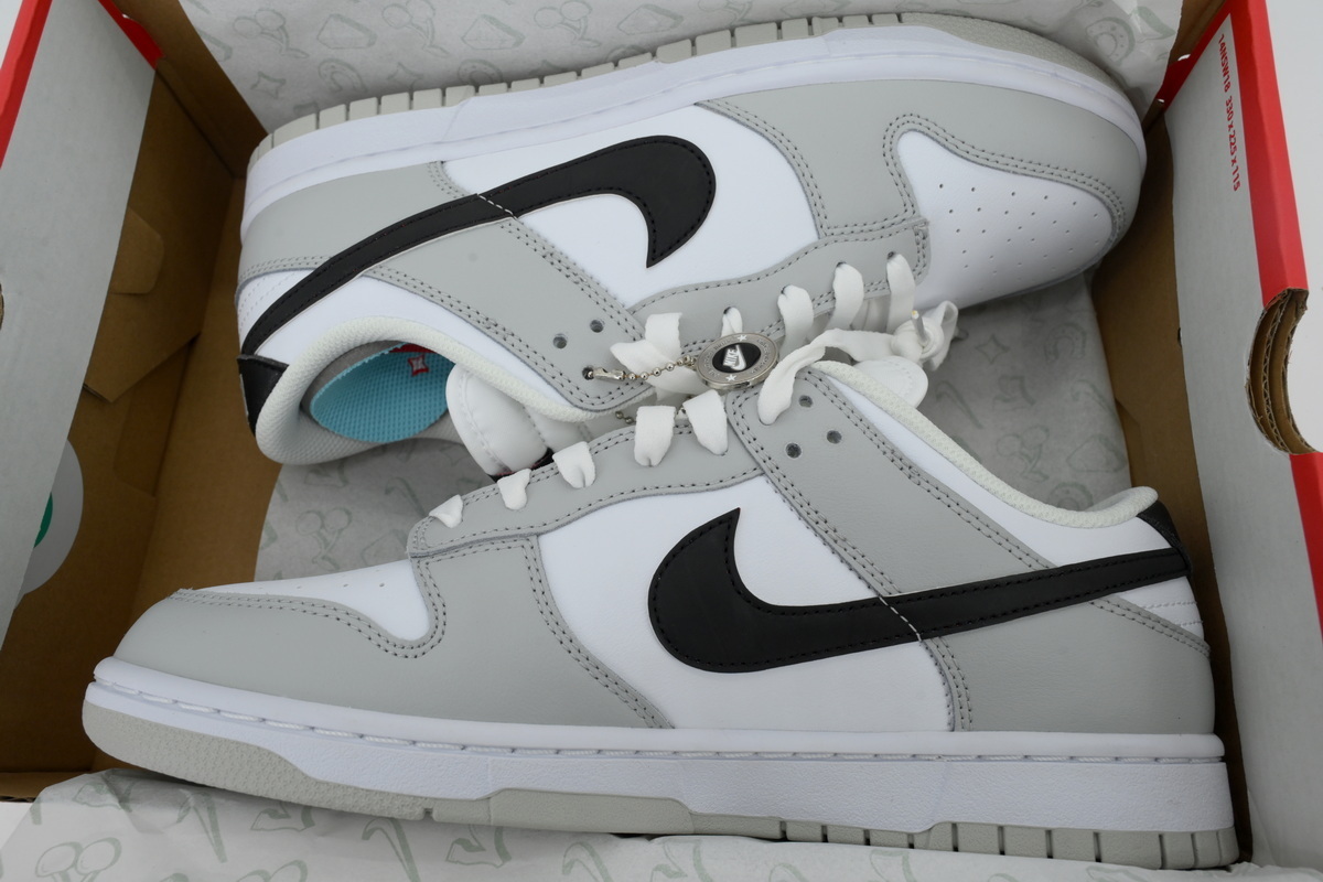 Top Version Nike Dunk Low SE Lottery Pack - Grey Fog DR9654-001