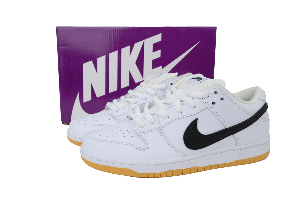 Top Version Nike Dunk SB Low pro iso White gum CD2563-101
