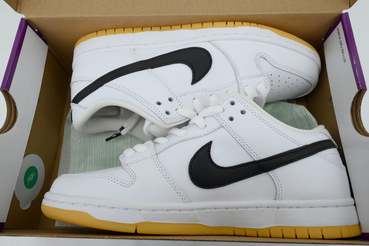 Top Version Nike Dunk SB Low pro iso White gum CD2563-101