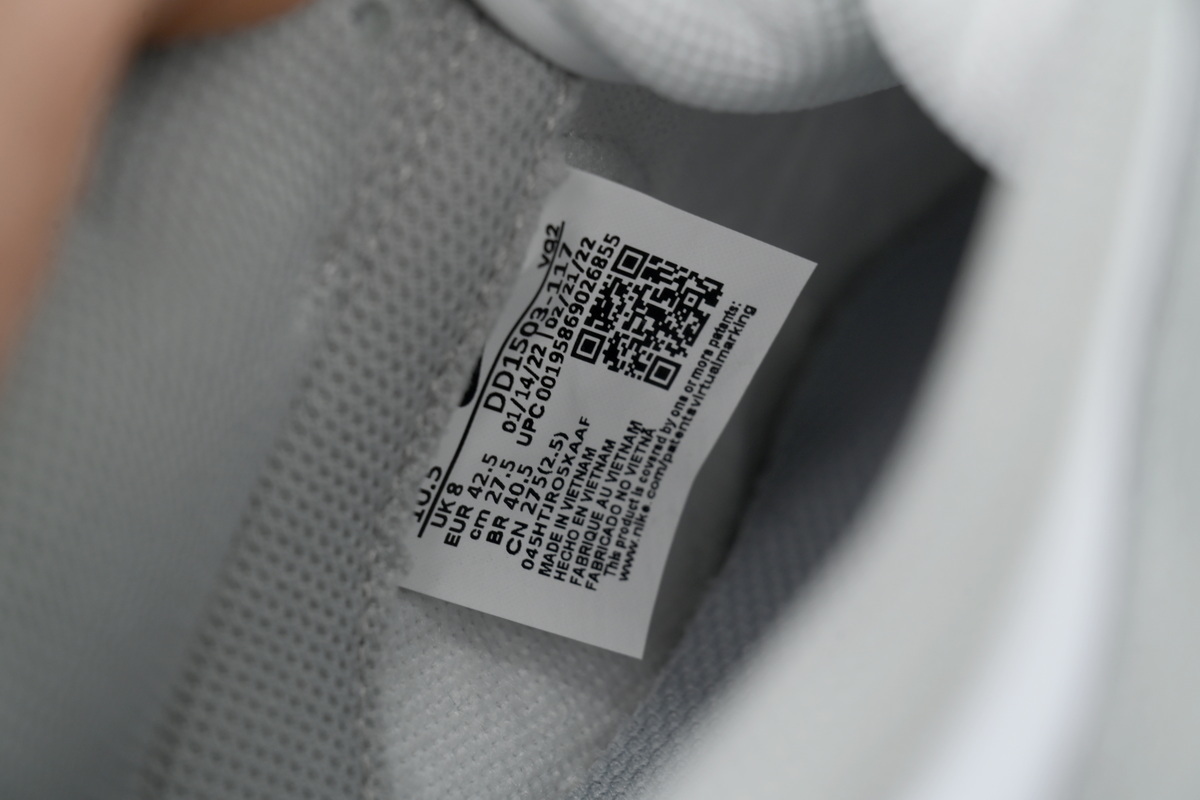 Top Version Nike Wmns Dunk Low Light Smoke Grey DD1503-117 